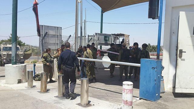 The scene of the attack (Photo: Itay Blumenthal)