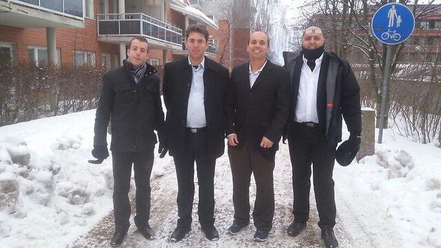 The four Israeli investors (left to right): Amir Weil, Aviad Scheibitz, Assaf Giller and Moti Shemtovinullnull The four Israeli investors (left to right): Amir Weil, Aviad Scheibitz, Assaf Giller and Moti Shemtovi