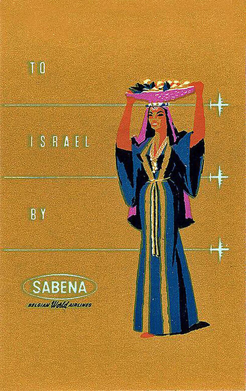 This ad from the 1980s was made for Belgian airline Sabena, which ceased operations in 2001
