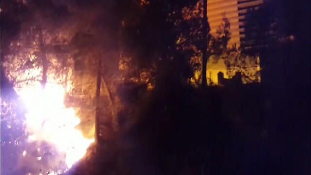 Two Molotov cocktails injured two Border Policewomen