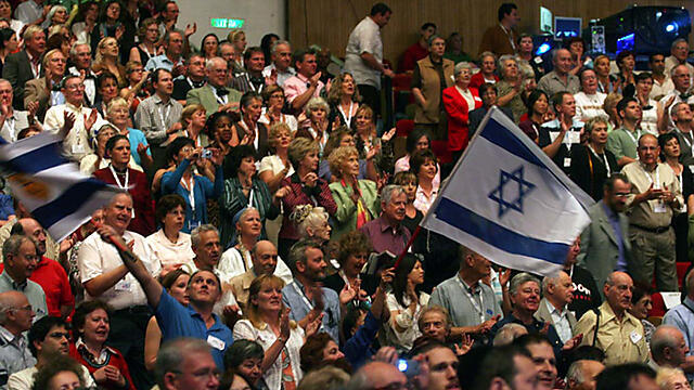 A past event of the International Christian Embassy Jerusalem (Photo: Gil Yohanan) 
