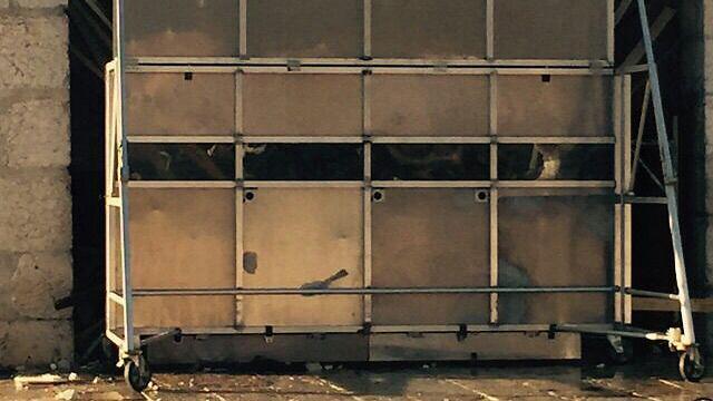 The mobile barrier (Photo: Israel Police) (צילום: חטיבת דובר המשטרה) The mobile barrier (Photo: Israel Police)