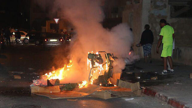 Violence in Jaffa. (Photo: Yafa48)