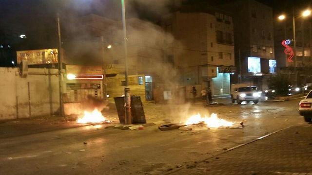 Clashes in Nazareth (Photo: Mohammed Shinawi)