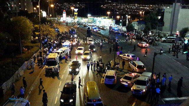 Scene of incident (Photo: TPS) (צילום: TPS ) Scene of incident (Photo: TPS)