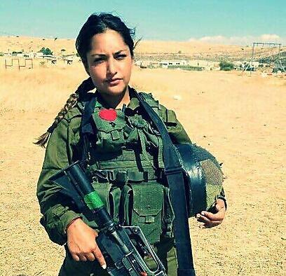 Ornella. Serves in the Lions of Jordan Battalion (Photo: IDF Spokesperson's Unit)