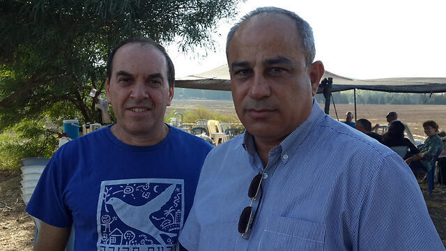 Янив Саги и Мухаммед Дарауше. Фото: пресс-служба "Гиват-Хавив"