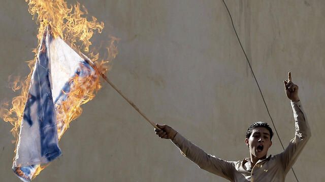 Protests in Jordan (Photo: AFP) (צילום: AFP) Protests in Jordan (Photo: AFP)