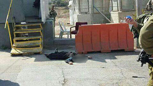 Attacker Biyan Assila after being neutraized.