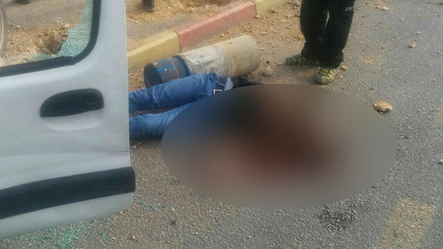 The driver and perpetrator of the vehicular attack in Gush Etzion. (Photo: TPS)