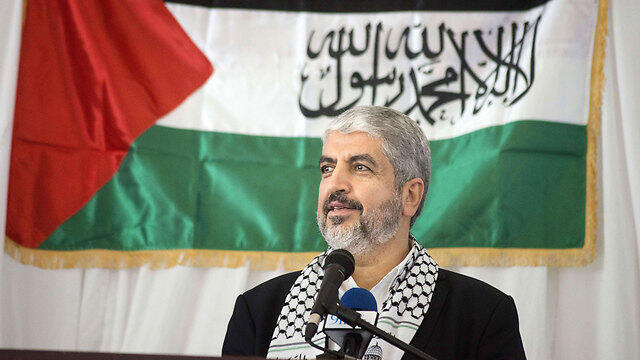 Hamas leader Khaled Mashal. Looking to create a certain balance against Israel. (Photo: AFP) (צילום: AFP) Hamas leader Khaled Mashal. Looking to create a certain balance against Israel. (Photo: AFP)