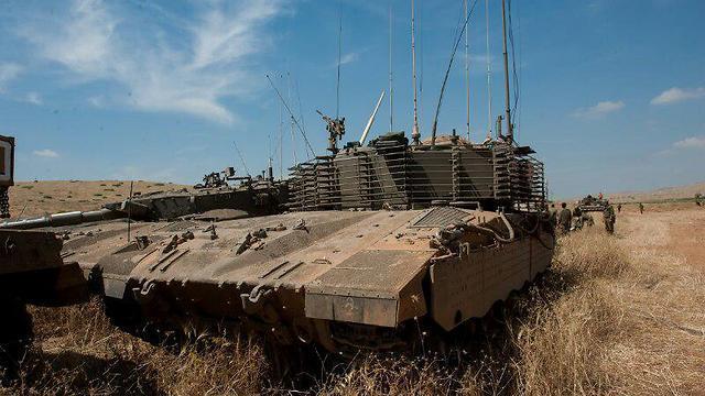 The new APC (Photo: IDF Spokesperson) (צילום: דובר צה"ל ) The new APC (Photo: IDF Spokesperson)