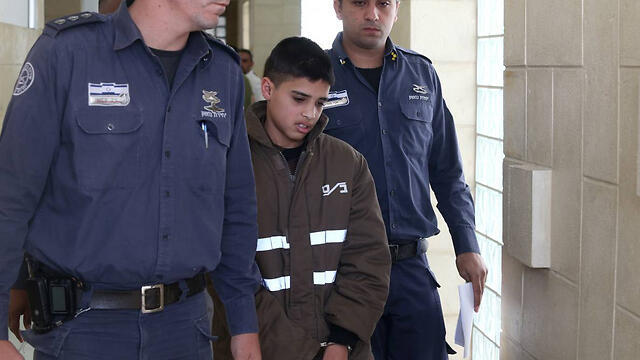 Ahmad Manasra in court (Photo: Amit Shabi)