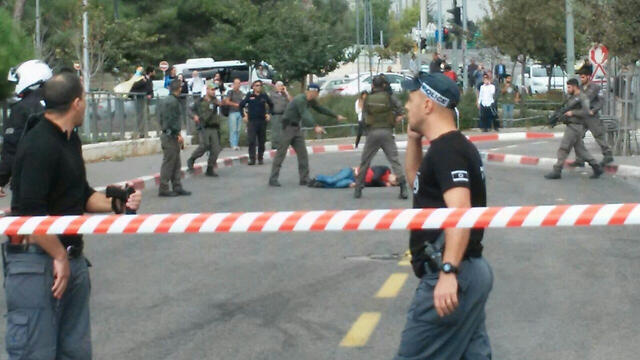 Scene of the Jerusalem attack