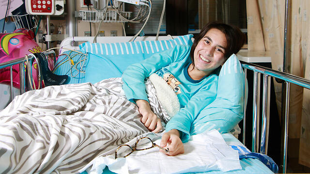 Sergeant Orel Azuri in the hospital. (Photo: Dana Kopel)