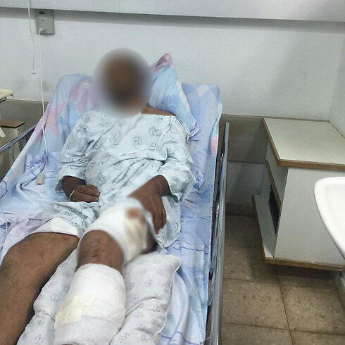 Salem, in his hospital bed.