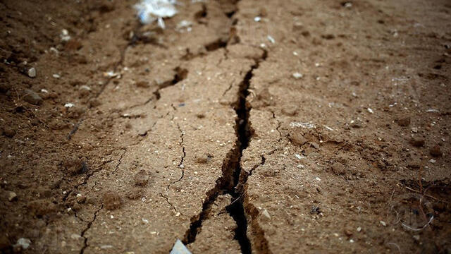 An area where tunnels had been flooded
