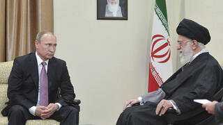 Putin and Iranian Supreme Leader Ali Khamenei 