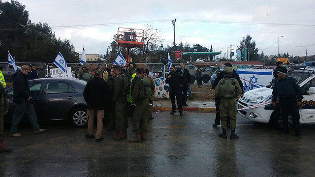Scene of stabbing attack at Gush Etzion (צילום: מועצה אזורית גוש עציון) Scene of stabbing attack at Gush Etzion