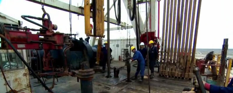 Iranian oil field. Regular oil supply by Iran 