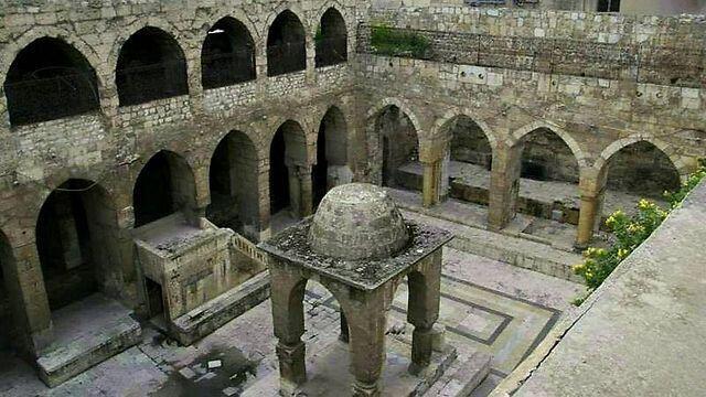 The Central Synagogue in Aleppo in 2011, before it was destroyed. (Wikimedia Commons) The Central Synagogue in Aleppo in 2011, before it was destroyed.