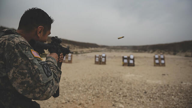 The US troops (Photo: IDF Spokesperson) (צילום: דובר צה"ל) The US troops (Photo: IDF Spokesperson)