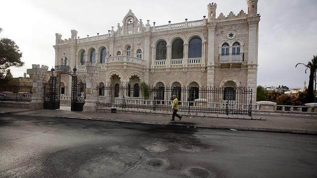 Scorch marks on the road outside (Photo: AP) (Photo: AP) Scorch marks on the road outside (Photo: AP)