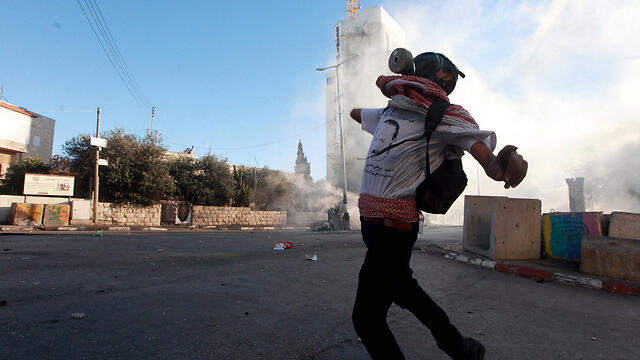 Palestinian riots in Bethlehem (Photo: Reuters) (צילום: רויטרס) Palestinian riots in Bethlehem (Photo: Reuters)