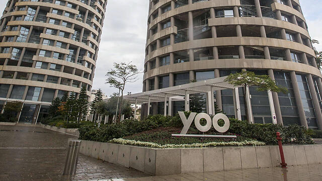 YOO towers, where Refaeli lived in apartment under the name of her brother (Photo: AFP) (צילום: AFP) YOO towers, where Refaeli lived in apartment under the name of her brother (Photo: AFP)