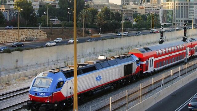 Israel Railways train (Photo: Israel Railways) (צילום: יח"צ רכבת ישראל) Israel Railways train (Photo: Israel Railways)