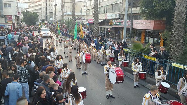 Last year's Christmas parade in Nazareth (Photo: Zoomout)