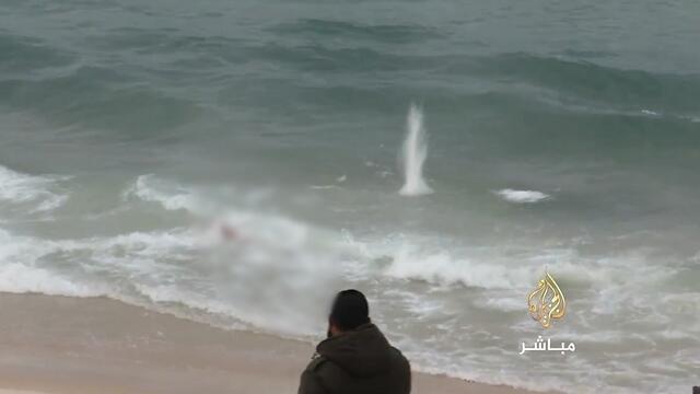 Still from video of the shooting