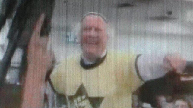 Daniel Pinner wearing a Kach shirtnullnull Daniel Pinner wearing a Kach shirt