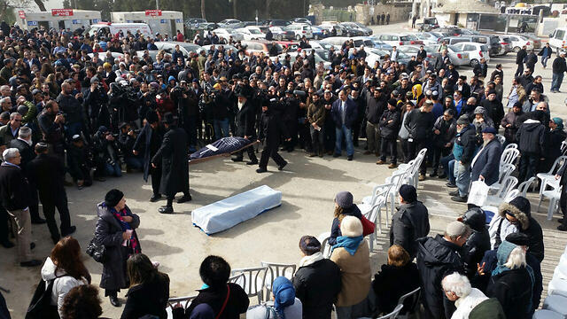 Some 1,500 come to accompany Dafna Meir on her final journey.nullnull Some 1,500 come to accompany Dafna Meir on her final journey.