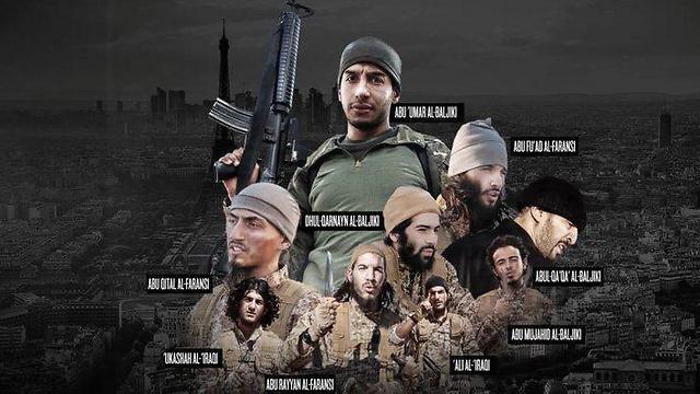 The Islamic State terrorists who carried out the Paris attacks (Photo: Screenshot)