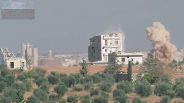 Chemical weapons being used by a rebel group in Syria