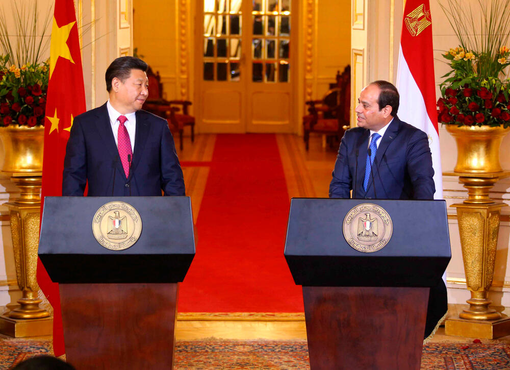 Chinese leader Xi Jinping and Egyptian President Abdel Fattah el-Sisi (Photo: Reuters) Chinese leader Xi Jinping and Egyptian President Abdel Fattah el-Sisi