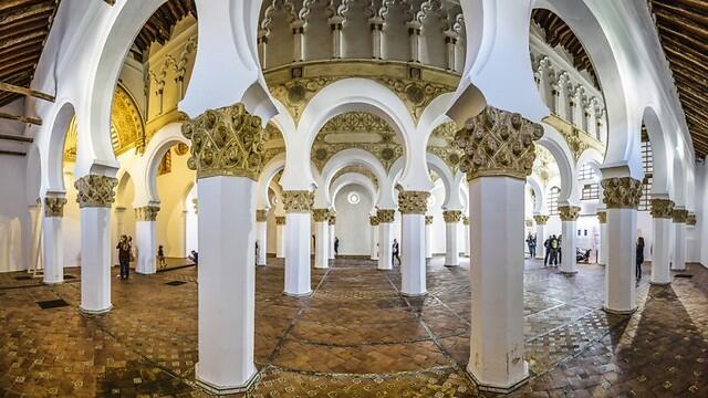 The Santa Maria La Blanca Church. Originally known as the Ibn Shushan Synagogue, it is disputably considered the oldest synagogue building in Europe still standing. (Photo: Shutterstock)
