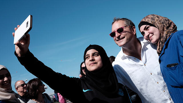 Selfie with the CEO (Photo: Tomer Noyberg) (צילום: תומר נויברג) Selfie with the CEO (Photo: Tomer Noyberg)