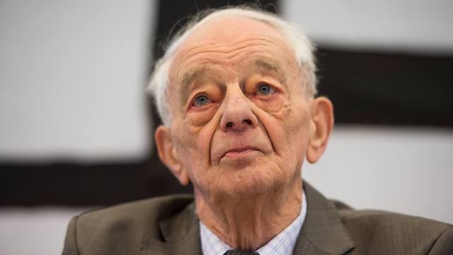 Auschwitz survivor Justin Sonder (Photo: AP) (צילום: AP) Auschwitz survivor Justin Sonder (Photo: AP)