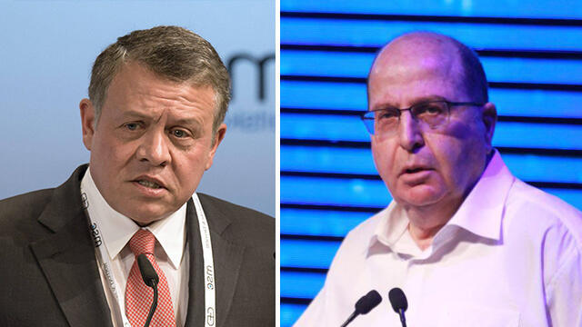 Jordan's King Abdullah, Israel's Defense Minister Ya'alon (Photos: EPA, Motti Kimchi) (צילום: מוטי קמחי, EPA) Jordan's King Abdullah, Israel's Defense Minister Ya'alon (Photos: EPA, Motti Kimchi)