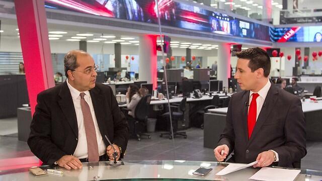Ahmad Tibi in the Ynet studio