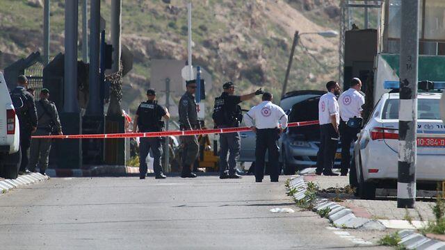 The Mazmoriya checkpoint near Jerusalem (Photo: Hillel Meir, TPS)