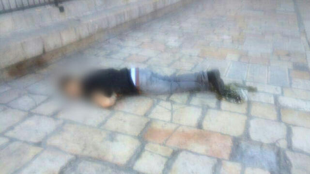 The attacker after having been neutralizednullnull The attacker after having been neutralized