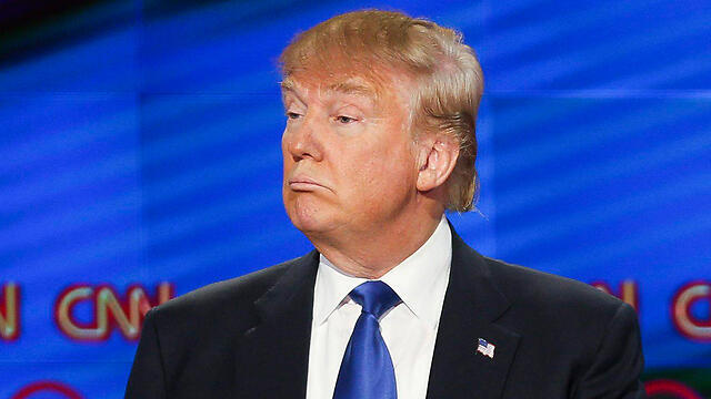 Donald Trump during the GOP debate on CNN (Photo: EPA)