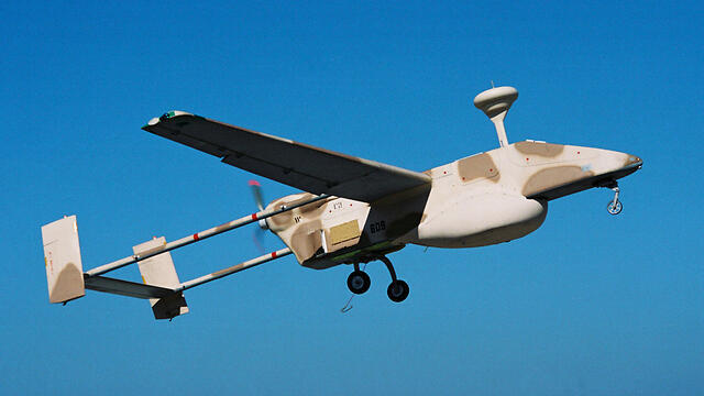 Searcher drone (Photo: Israel Aerospace Industries) (צילום: התעשייה האווירית לישראל) Searcher drone (Photo: Israel Aerospace Industries)