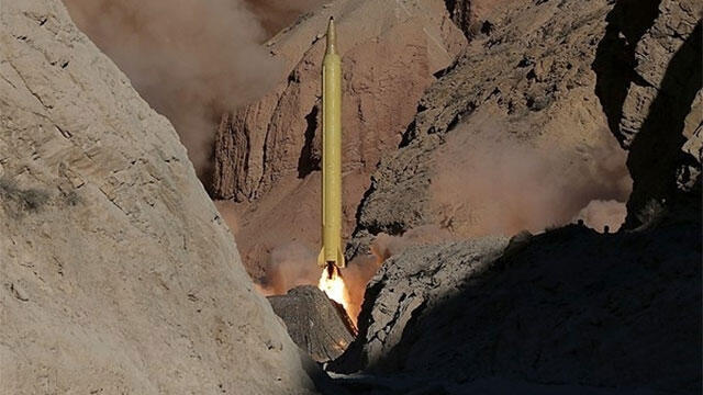 Iranian missile testnullnull Iranian missile test