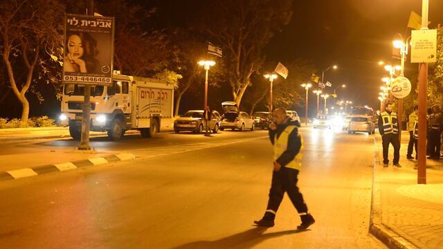 Residents were instructed to stay in their homes in Dimona (Photo: Herzl Yosef) (צילום: הרצל יוסף) Residents were instructed to stay in their homes in Dimona (Photo: Herzl Yosef)