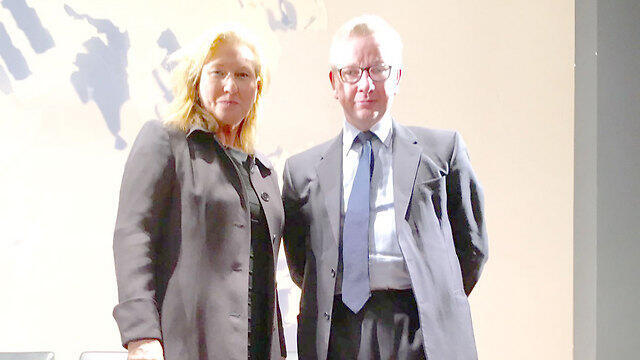 Britsh Justice Minister Gove and Tzipi Livni (Photo: Eldad Beck) (צילום: אלדד בק) Britsh Justice Minister Gove and Tzipi Livni (Photo: Eldad Beck)