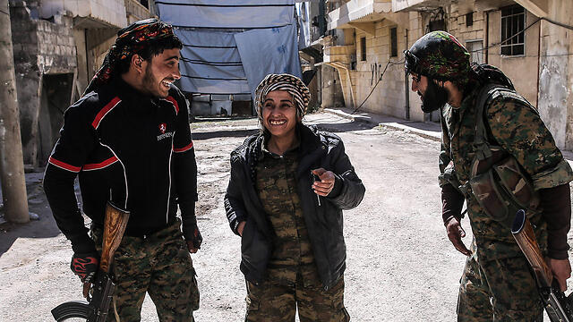Kurdish fighters in Syria. (Photo: MCT) (צילום: MCT) Kurdish fighters in Syria. (Photo: MCT)
